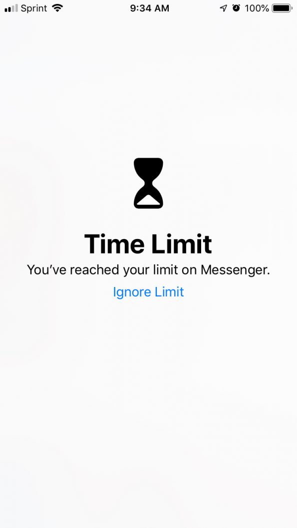 Screen Time Limit